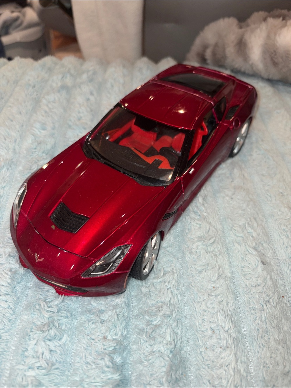 Red Maisto Die-Cast 2014 Corvette Stingray Toy - Kids Toys